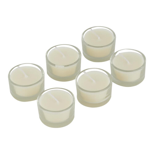 Living And Home 6Pcs Vegetable Wax Scented Candle Set, White 2