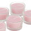 Living And Home 6Pcs Vegetable Wax Scented Candle Set, Pink 5