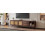 TV Stand Cabient with 2 Drawers, Sliding doors with rattan design 6