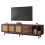 TV Stand Cabient with 2 Drawers, Sliding doors with rattan design 17
