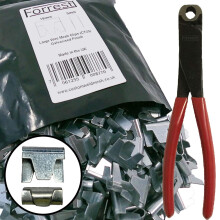 Wire mesh cage Making cliptool + 250 Clips Fencing cage Making gabions Forrest?