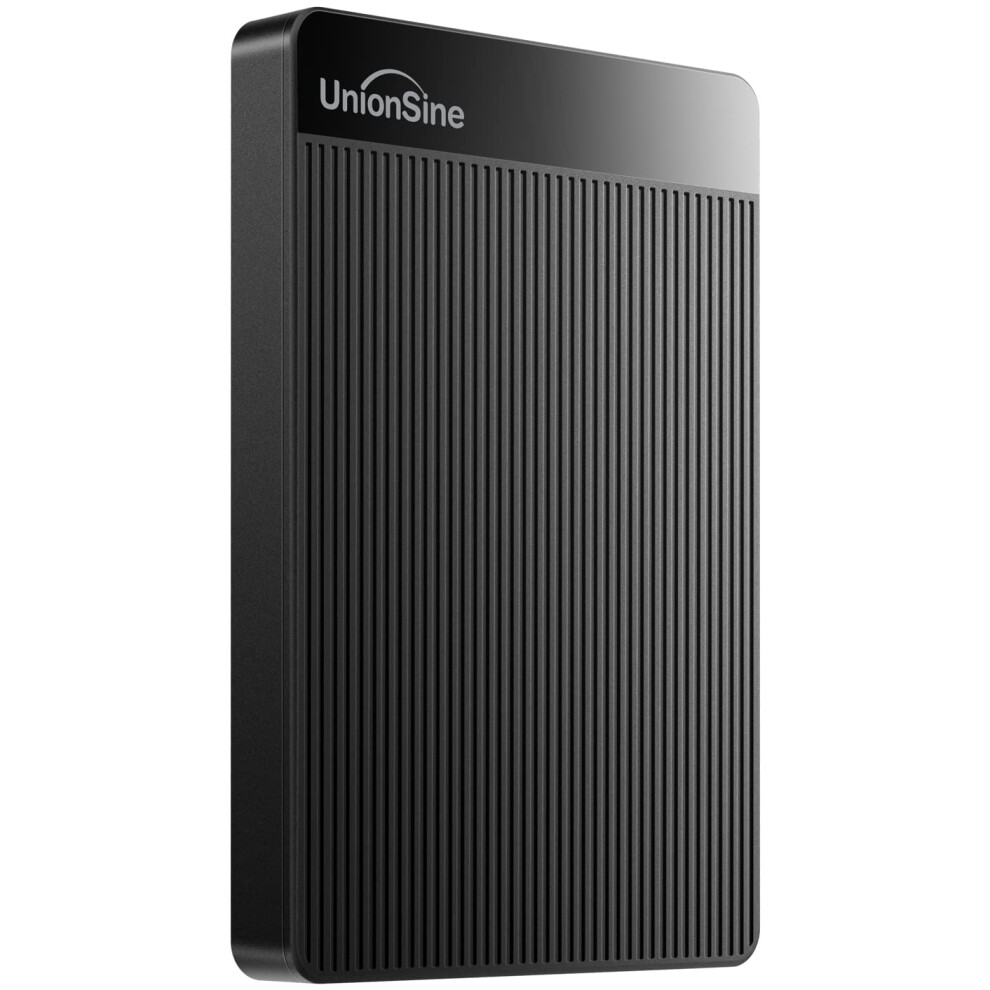 Unionsine Hd2510 500Gb Usb 3.0 Ultra Slim Portable External Hard Drive Hdd Compatible With Pc, Mac, Laptop, Xbox, Xbox One, Ps4 (Black) Black 8000003779592
