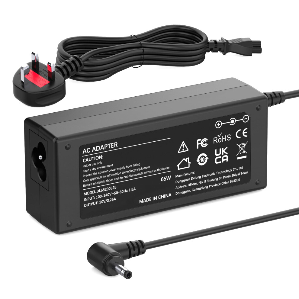 Vuohoeg 65W Lenovo Laptop Charger For Lenovo Ideapad 3 5 330 330S 320 320S 310 100 110 120S 130 S130 S340 S540 S740 510 520 530S Yoga 510 520 530 Flex 4 5 6