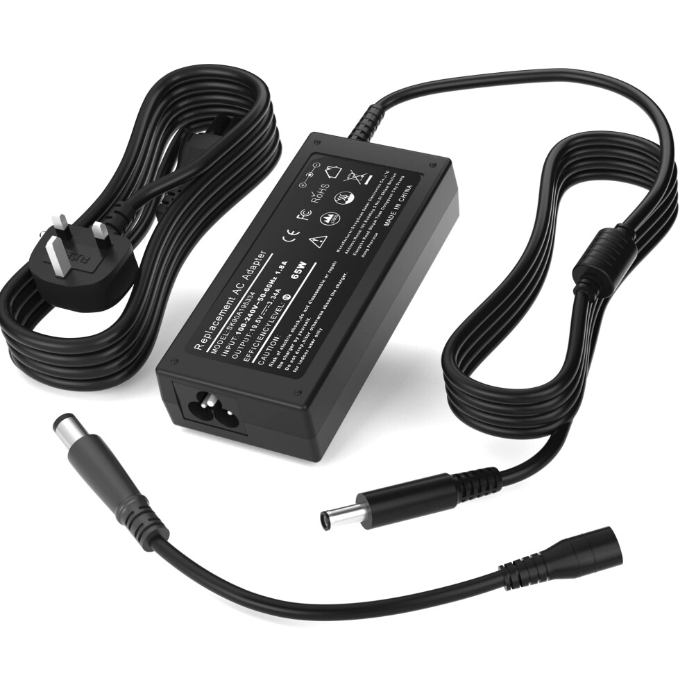 65W Dell Laptop Charger, Power Supply For Dell Inspiron 17 15 14 13 11 7000 5000 3000 Series 3505 3793 N5110 5559 5567 Latitude 3410 3420 3510 3520 8000003776904