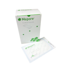 Mepore Island Adhesive Dressing: Sterile Non-Woven Fabric with Semi-Permeable Backing, 9 cm x 15 cm - Pack of 50