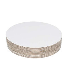 YBCPACK 24 Pcs 10? Cake Boards(White)- Cardboard Round Cake Circle Base for Cake, Pizza