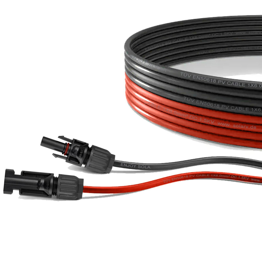 Enjoysolar 6Mm? Professional Connection Cable Solar Charge Controller To Solar Module Mc4 Solar Cable (5M) 8000003781410