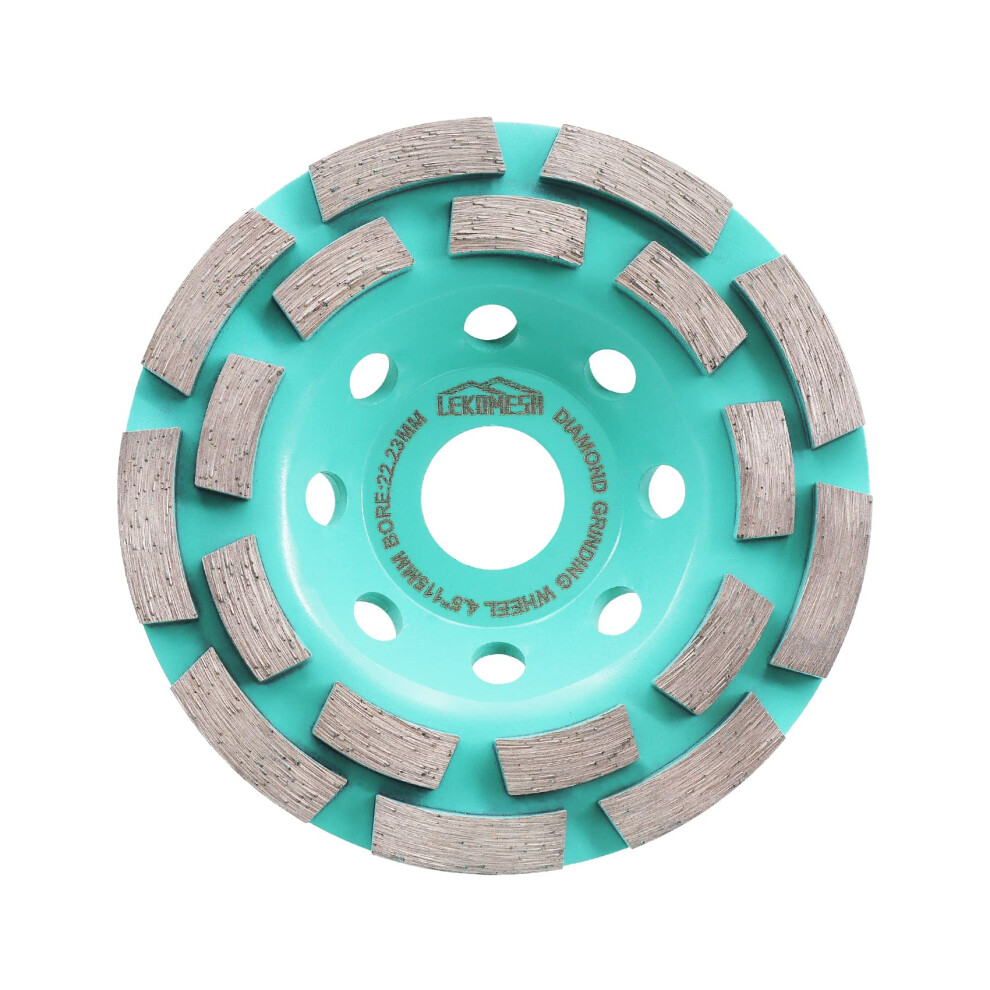 Diamond Grinding Wheel 115Mm Concrete Grinding Disc Double Row Diamond Grinding Cup Wheel For Granite Marble Masonry Lekomesh 8000003782196