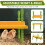 Plutohiker Chick Brooder Heating Plate, 10"x12"Chicken Brooder Heater with Adjustable Height for Baby Chick & Duckling, 20W Brooder Plate for Up to 15 2