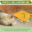 Plutohiker Chick Brooder Heating Plate, 10"x12"Chicken Brooder Heater with Adjustable Height for Baby Chick & Duckling, 20W Brooder Plate for Up to 15 4