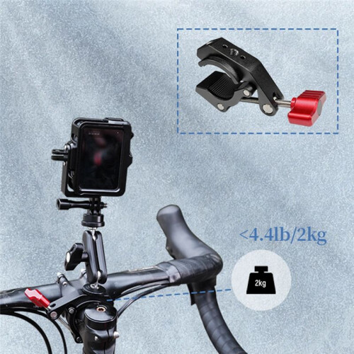 Universal Super Clamp Multi-Function Strong Clip with 1/4 Inch Screw Hole for Photo Studio Video Light Tripod Microphone 1