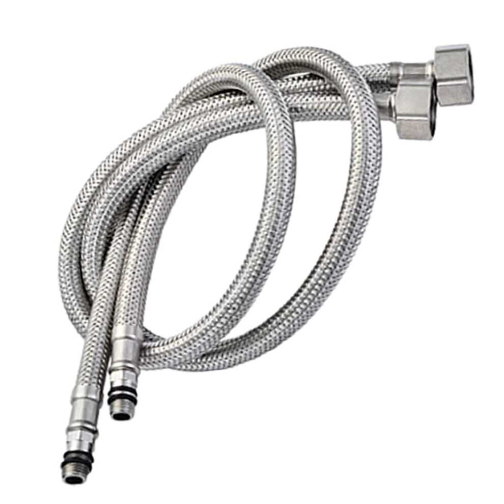 Pack Of 2 Kitchen/Basin Monobloc Mixer Tap Connectors Flexi Pipes Tails British Standard Pipe M10 X1/2 Fitting 600Mm Long 8000003786767