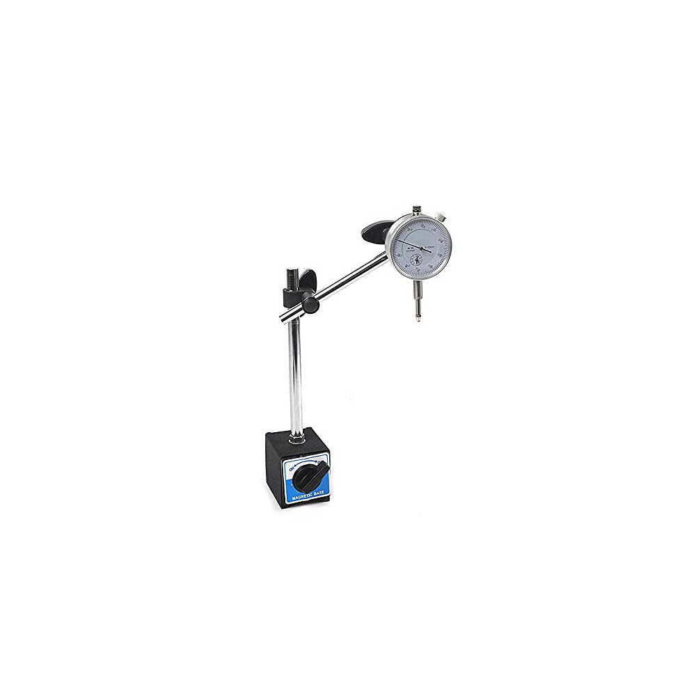 Dial Test Indicator Dti Gauge & Magnetic Base Stand Clock Gauge Tdc Base Stand Precision Measuring Tool Kit 8000003785029