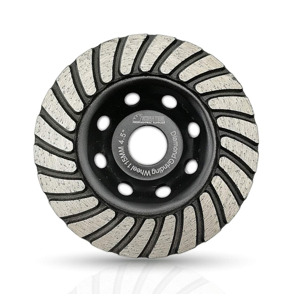 Shdiatool Diamond Grinding Cup Wheel 115Mm / 4.5 Inch Turbo Row For Marble Concrete Masonry Granite 8000003787139