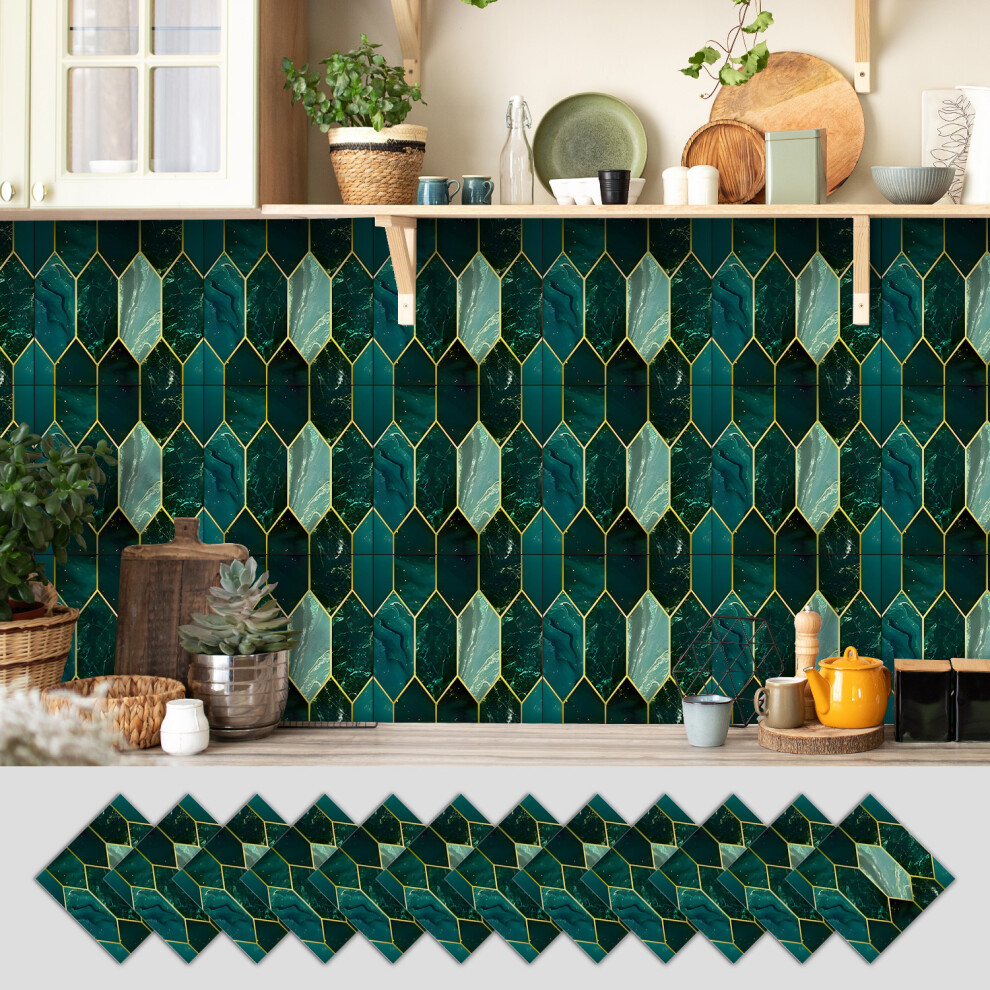 Photos - Other for Repair 12pcs Traditional tile transfers stickers wall Vintage Victorian Moroccan mosaic NEW(15*15cm*12pcs, DG-HZ-561)