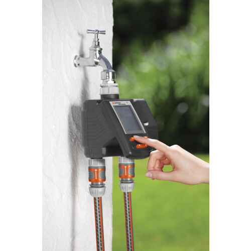 Gardena Gardena Irrigation Computer Multicontrol Duo: Automatic Irrigation Control, Weekdays programmable, 22x17.2x17.8 cm 1