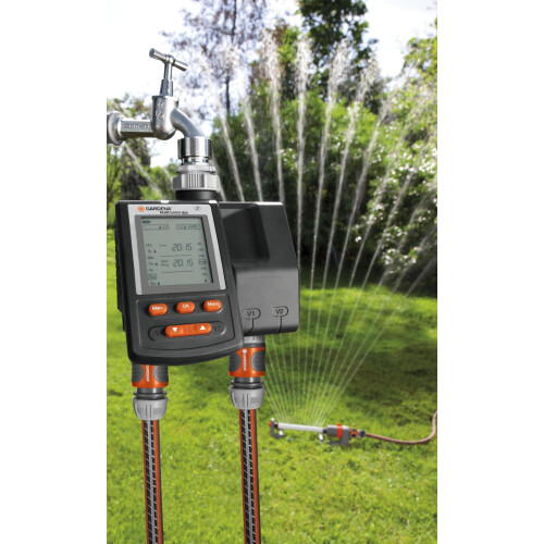 Gardena Gardena Irrigation Computer Multicontrol Duo: Automatic Irrigation Control, Weekdays programmable, 22x17.2x17.8 cm 2