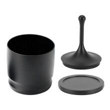 Aluminiowy Kubek Dozujący Kawę z Pokrywką - Pasuje dla Uchwytów Ekspresu do Kawy O Średnicy 58 mm, Kubek do Pomiaru Ilości Kawy w Proszku