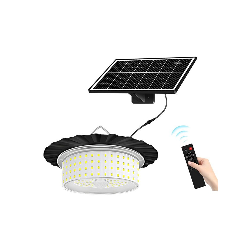 Semoic 244-Led Solar Pendant Light With Moving Sensor, Solar Shed Light, Light Outdoor Solar Powered Motion Sensor Shed Light