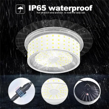 244-LED Solar Pendant Light with Moving Sensor, Solar Shed Light, Light Outdoor Solar Powered Motion Sensor Shed Light