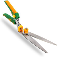 GR?NTEK Icebird Grass Shears, Premium Lawn Edge Shears with 180? Rotating Cutting Head, 345 mm Long, Stainless INOX Blades, Ergo Handles