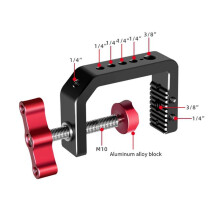 Fotografie C-Klem Verstelbare Aluminiumlegeringklem voor Desktopmontagehouder Camera-Flitsschoen voor DSLR-Camera L