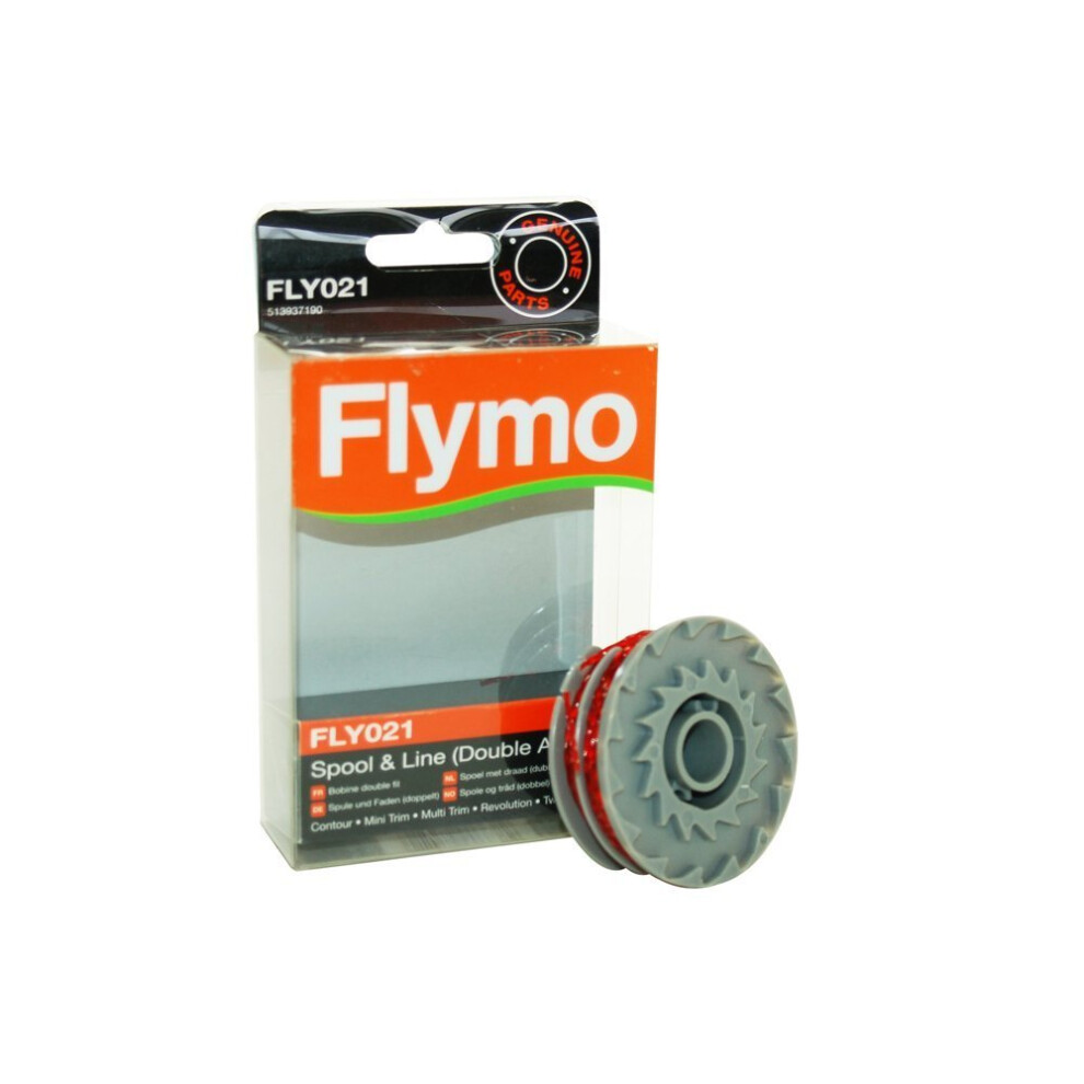 Flymo Fly021 Double Line Autofeed Spool And Line - Red
