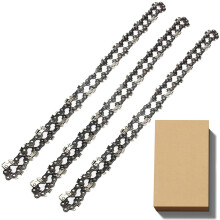 3X Chainsaw Chain for 20 Inch (50cm) Bar 76 Drive Links, 0.325inch Pitch, 0.058inch Gauge, Replacement Saw Chain Fit Timberpro 62CC and Other