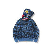 (6, XS) (M, 11) BAPE Shark Head Ape Head Zipper Top Color Complete Sweater 3D Sweater Zipper Hoodie2