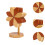 5-Piece Table Mat Set with Windmill Design Coasters for Dining Table 4