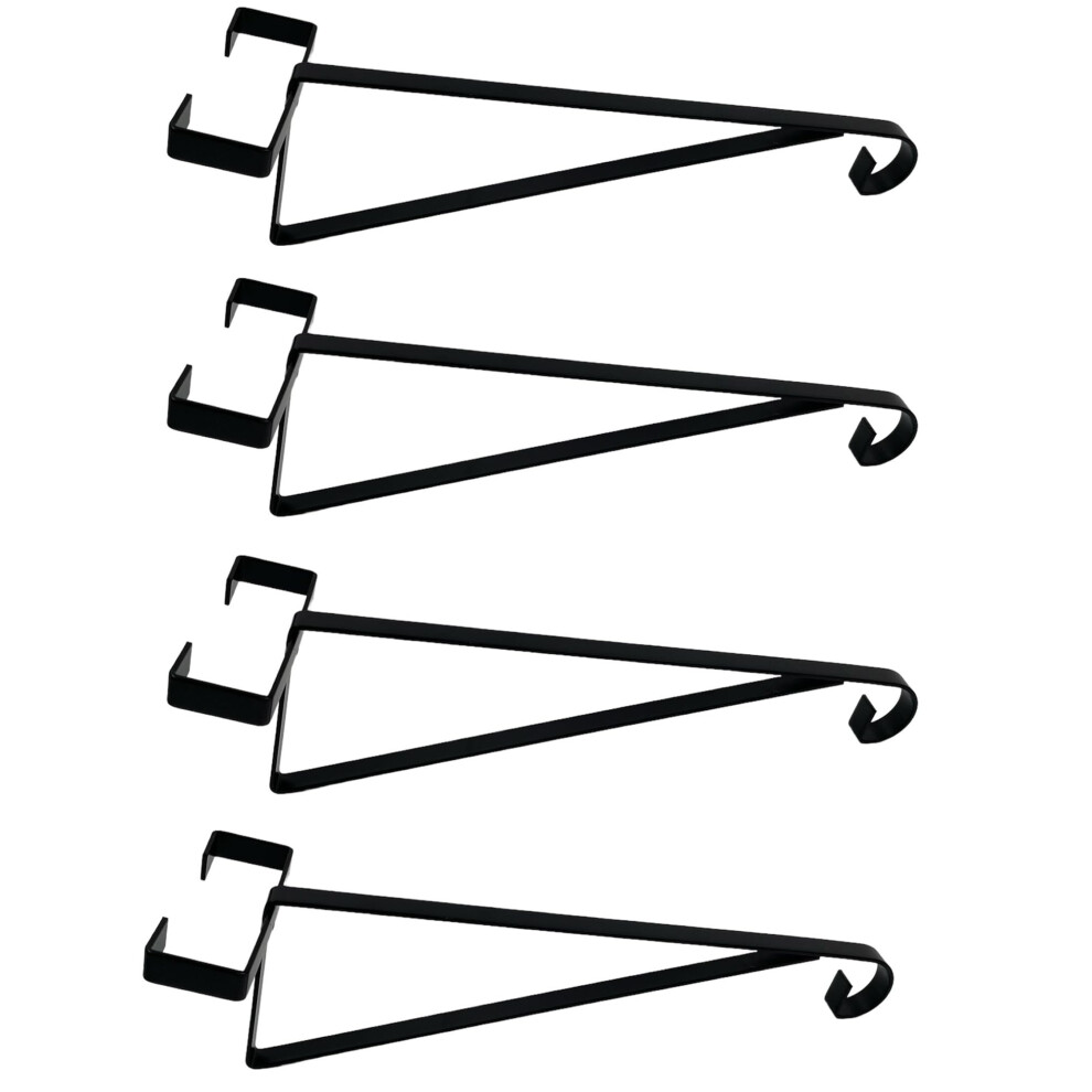 Howsehold Hanging Basket Brackets For Concrete Fence Posts [Pack Of 4] 8000003814170