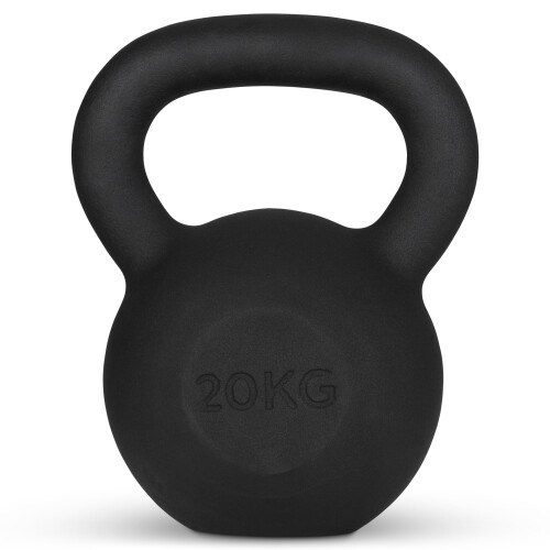 Athlyt Cast-Iron Kettlebell, 20kg, Black