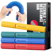 FitBeast Fitness Resistance Bar for Physical Therapy & Enhanced Grip Strength ? Ideal for Tendonitis Relief, Forearm Rehab, and Muscle Recovery ?