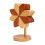 5-Piece Table Mat Set with Windmill Design Coasters for Dining Table 1
