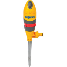 HOZELOCK - Sprinkler Rotating Plus 314 m? : Large-area Spray Sprinkler (? 20m), Ultra Even Coverage thanks to Hydraulic Motor, 5 Jets, 360? Adjustable