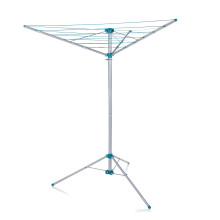 Minky Freestanding Portable Rotary Airer Washing Line for Indoor, Outdoor, or Camping Use, Silver