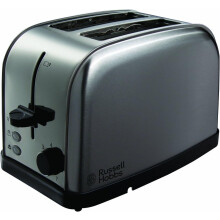 Russell Hobbs 18780, 2 Slice Toaster, 7 Browning Levels , 1500W, Stainless Steel