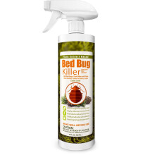 EcoVenger Bed Bug Killer Spray (480ml), Quickly Kills Bed Bugs, Nymphs, Eggs, Dust Mites, Lice & Resistant Bugs, 2 Weeks Extended Residual, Plant