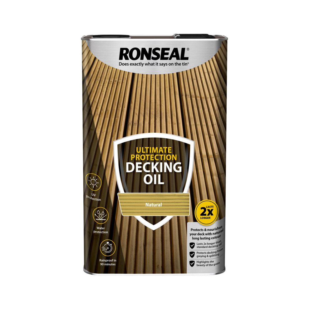 Ronseal Ultimate Decking Oil Natural 5L [37297]