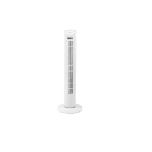Status Tower Fan, 32 Inch Portable Oscillating Fan, 3 Speed Adjustable Angle Tower, White, S32TOWERFAN1PKB