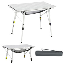 Portal Camping Tables That Fold up Picnic Table Folding Portable with Height Adjustable Legs Collapsible Table 3ft Aluminium Rollup Outdoor