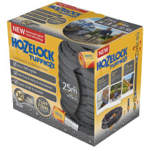 HOZELOCK - Hybrid Watering Hose Tuffhoze 25 m : Extremely Flexible, Tuff-Fibre Woven Technology, Suitable for High-pressure Cleaners (40 bar), Durable