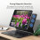Magic Magnetic Keyboard with Touchscreen Protector and Bluetooth for iPad Pro 13 (2024) Black 4