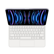 Wireless keyboard for iPad Air 13 (M2) and iPad Pro 12.9-inch (2018-2022) (white)