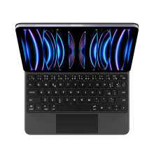 Wireless Keyboard for iPad Air 11 (M2) 2024 Universal iPad Pro 11 inch Air 5/4 10.9 inch Spanish [Black]