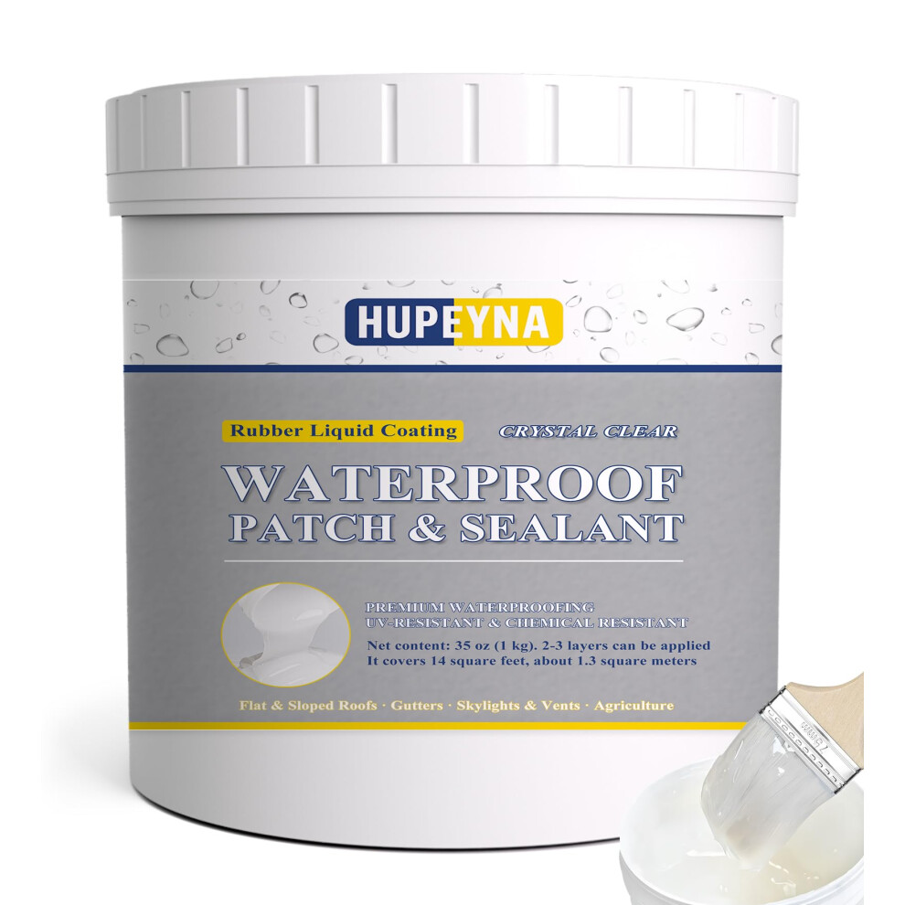 Liquid Waterproof Sealant, Hupeyna Invisible Waterproof Agent, Transparent Repairing Leak Waterproof Adhesive, Indoor And Outdoor Water-Based 8000003834819