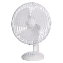 Russell Hobbs 12" Inch, Lightweight, Portable Desk Fan, 3 Speeds, Wide-Angled Oscillation, Powerful Airflow, Quiet Operation, Perfect for Bedroom or