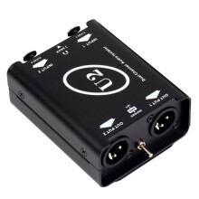 Der Neue U2 Audio Isolator 3.5 auf XLR, Zweikanal-Strom-Sound-Isolator Eliminiert Stromgeräusche