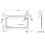 Modern Rectangle Shower Tray 1200 x 700mm Low Profile Slimline Lightweight White 2