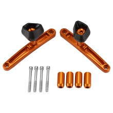 Motorradzubehör für 1390 SUPERDUKE R 2024 1290 SUPER  R 2020-2023 Rahmen Crash Sliders Schutzpolster Orange